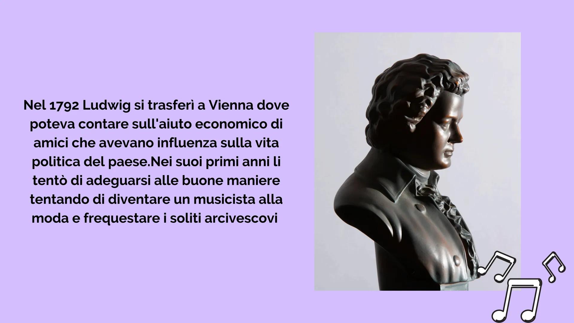 Beethoven
Miffe folemens Ludwig Van Bethoven nacque a Bonn nel
1770. malgrado le sofferenze patite per
colpa del padre che lo tormentò fin d