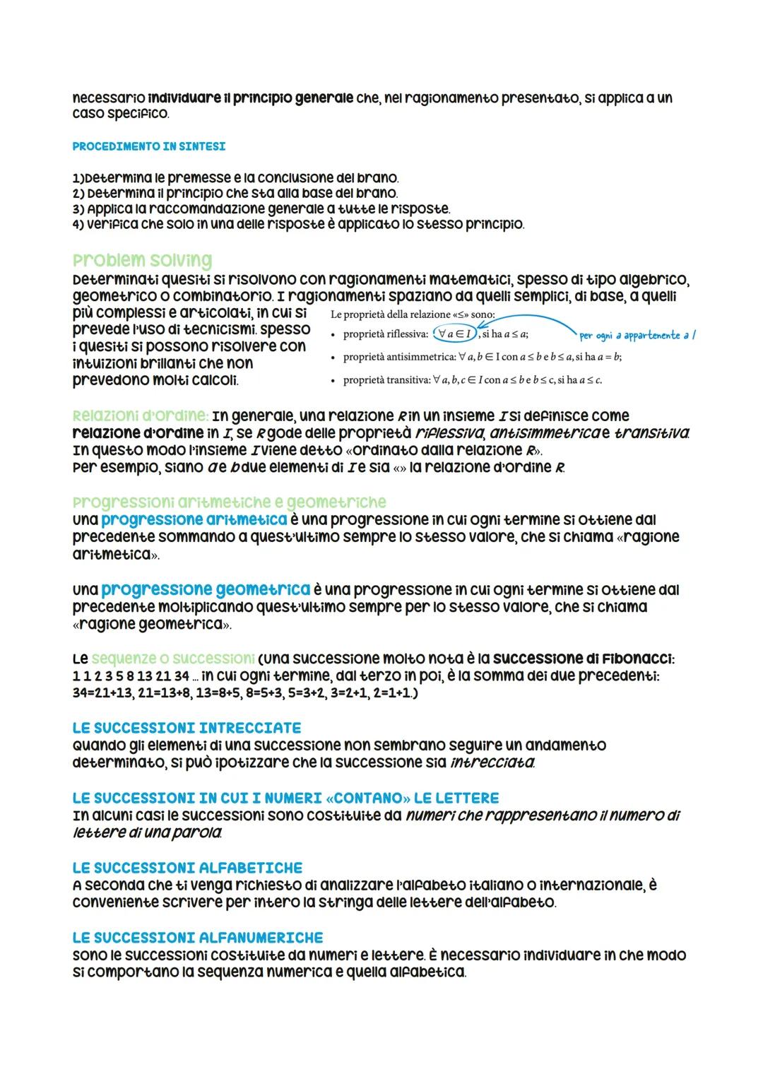 Logica
COS'È UN INSIEME: un raggruppamento di oggetti rappresenta un insieme in senso
matematico se esiste un criterio oggettivo che permett