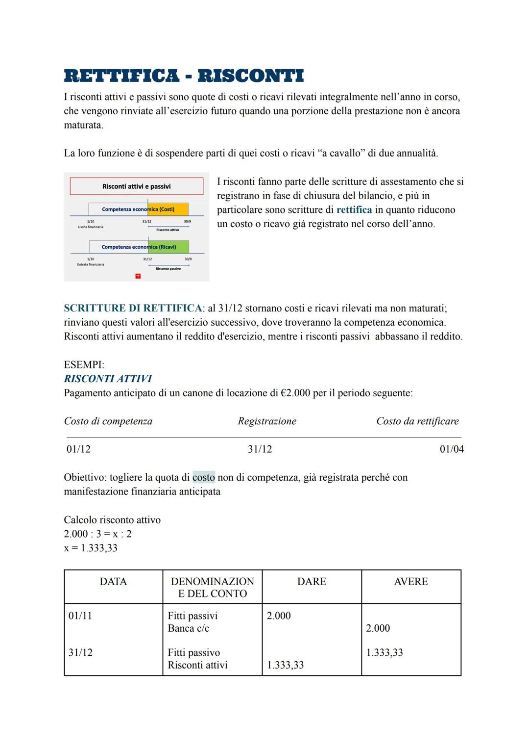 Contabilità generale e la partita doppia
I: Cos'è la contabilità generale?
è un procedimento di rilevazione che permette di registrare i fat