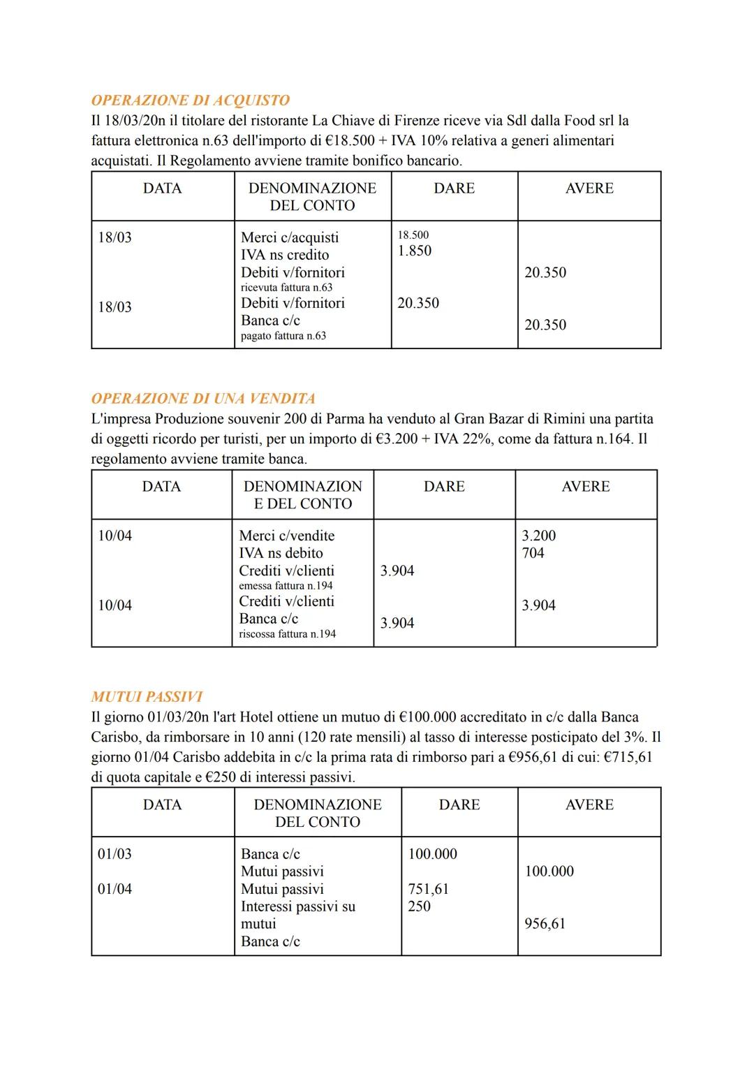 Contabilità generale e la partita doppia
I: Cos'è la contabilità generale?
è un procedimento di rilevazione che permette di registrare i fat
