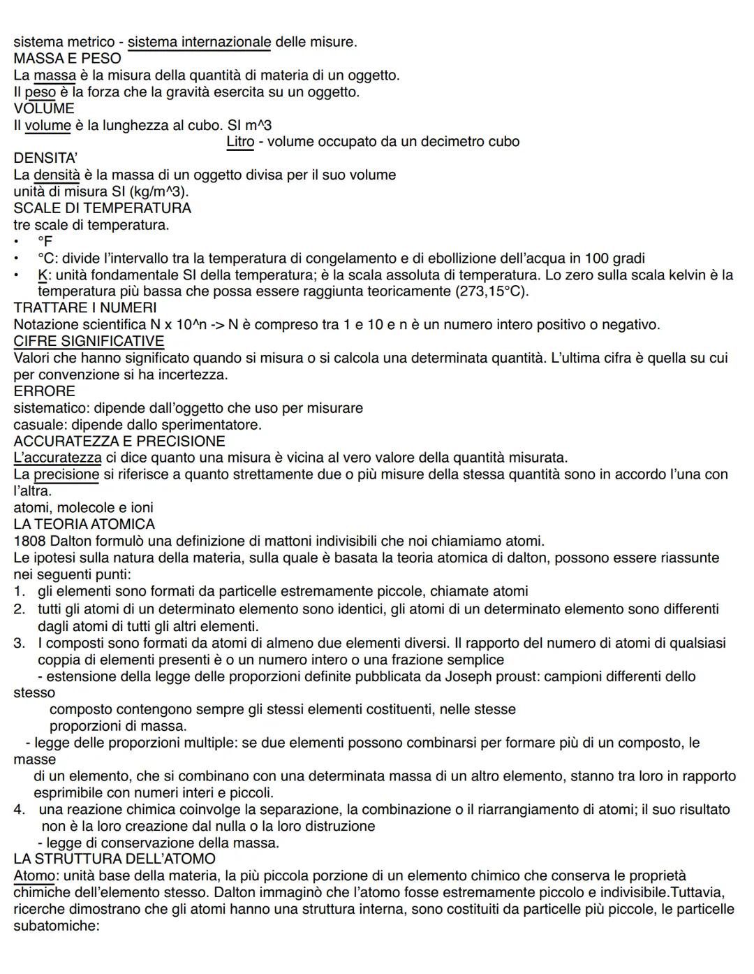 # chimica generale ed inorganica
la chimica studia la materia e le sue trasformazioni.
Materia: tutto ciò che occupa spazio e possiede mass