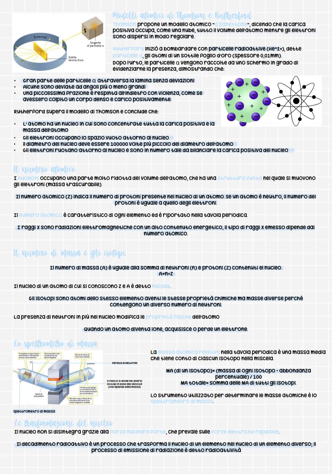 Le particelle dell' atoms
La natura elettrica della materia
La materia possiede carica elettrica.
Lo strofinio di qualsiasi. Materiale provo