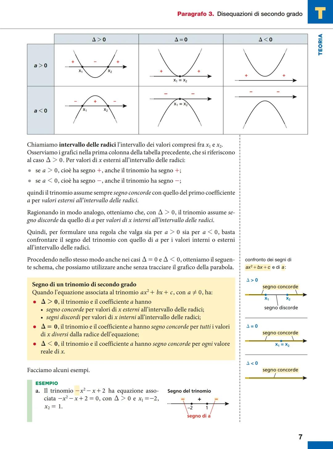 # CAPITOLO
# 1
EQUAZIONI
E DISEQUAZIONI
1 Disequazioni e principi
di equivalenza
Le disuguaglianze sono enunciati fra espressioni che co