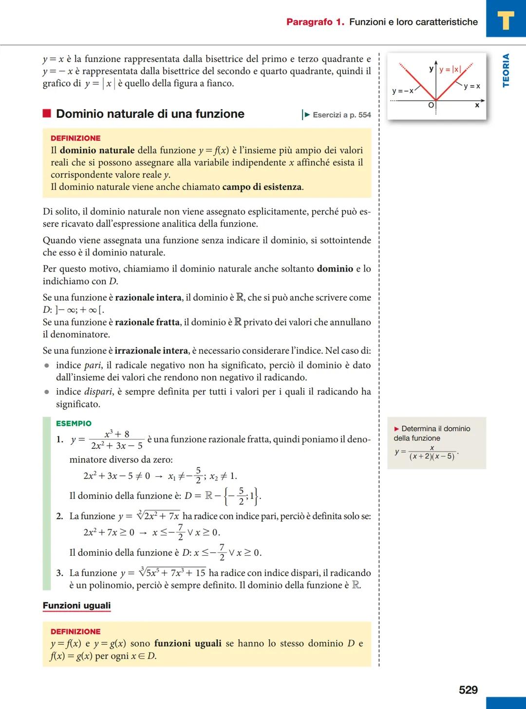 T
CAPITOLO
11 FUNZIONI
1 Funzioni e loro caratteristiche
Che cosa sono le funzioni
► Esercizi a p. 549
Listen to it
A function from a
