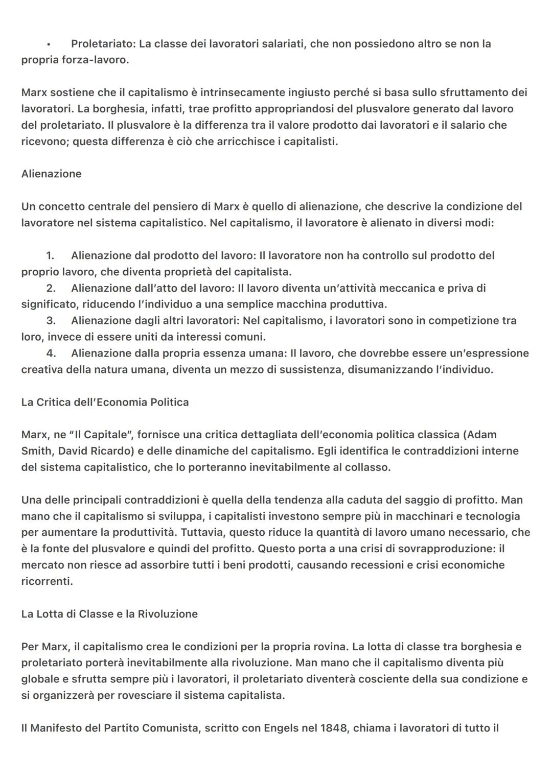 Karl Marx (1818-1883) è stato un filosofo, economista e teorico politico tedesco, considerato il
fondatore del materialismo storico e del so