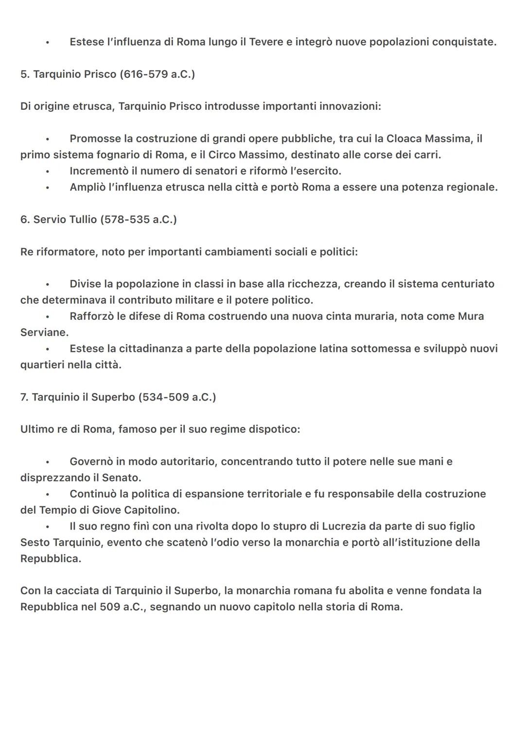 I sette re di Roma sono i leggendari sovrani che governarono la città dalla sua fondazione nel
753 a.C. fino alla nascita della Repubblica R