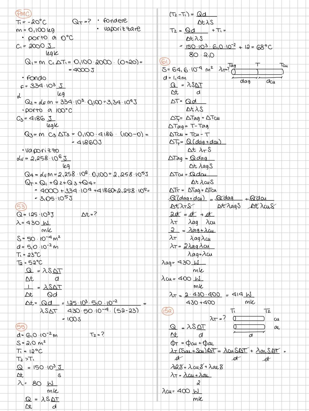 Il calore e il primo principio della termodinamica
IL CALORE EI CAMBIAMENTI DI STATO IN
SINTESI
riscaldamento - trasferimento di energia
Che