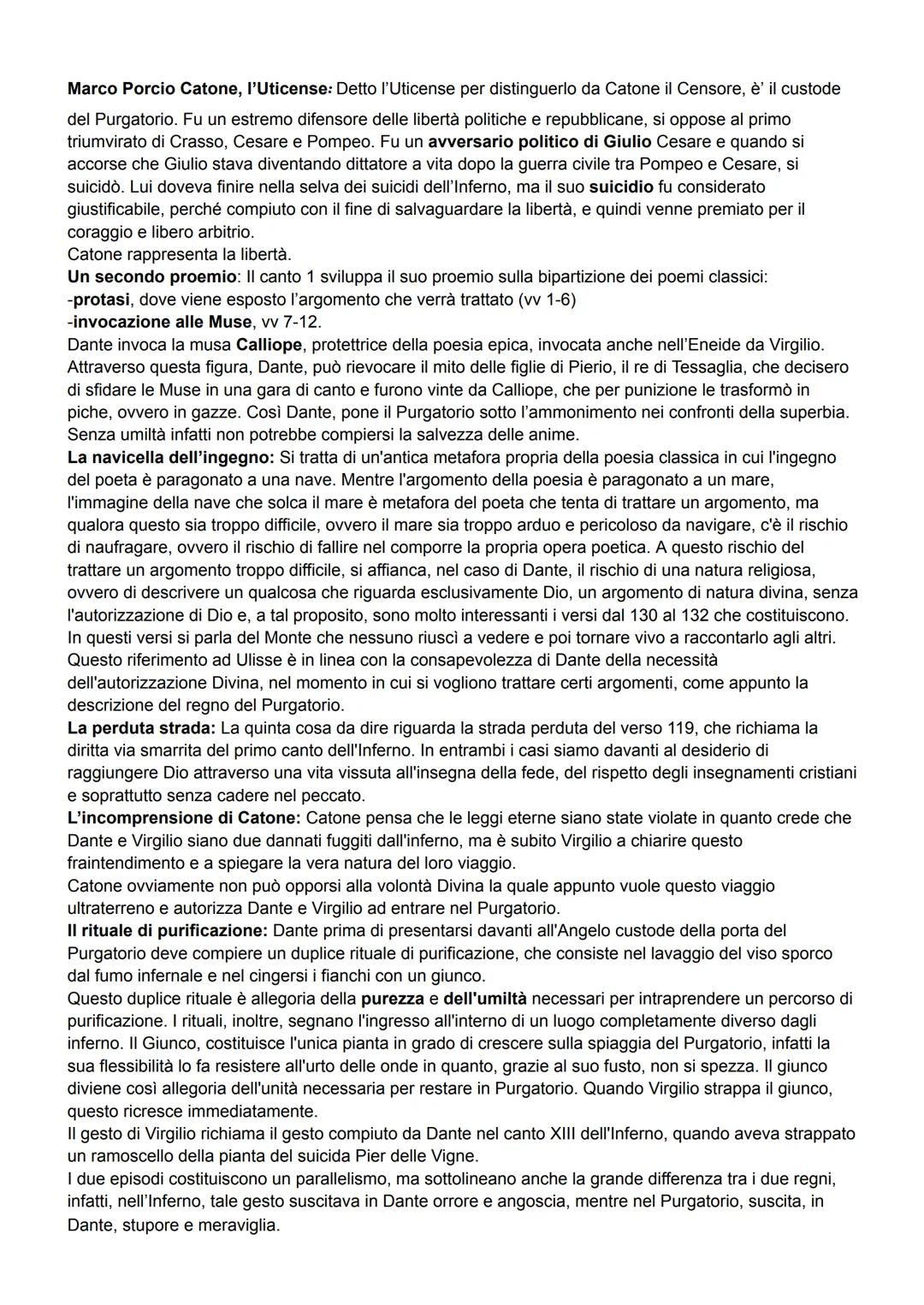 Purgatorio
Il purgatorio è il secondo dei tre regni dell'Oltretomba cristiano visitato da Dante nel corso del viaggio,
con la guida di Virg