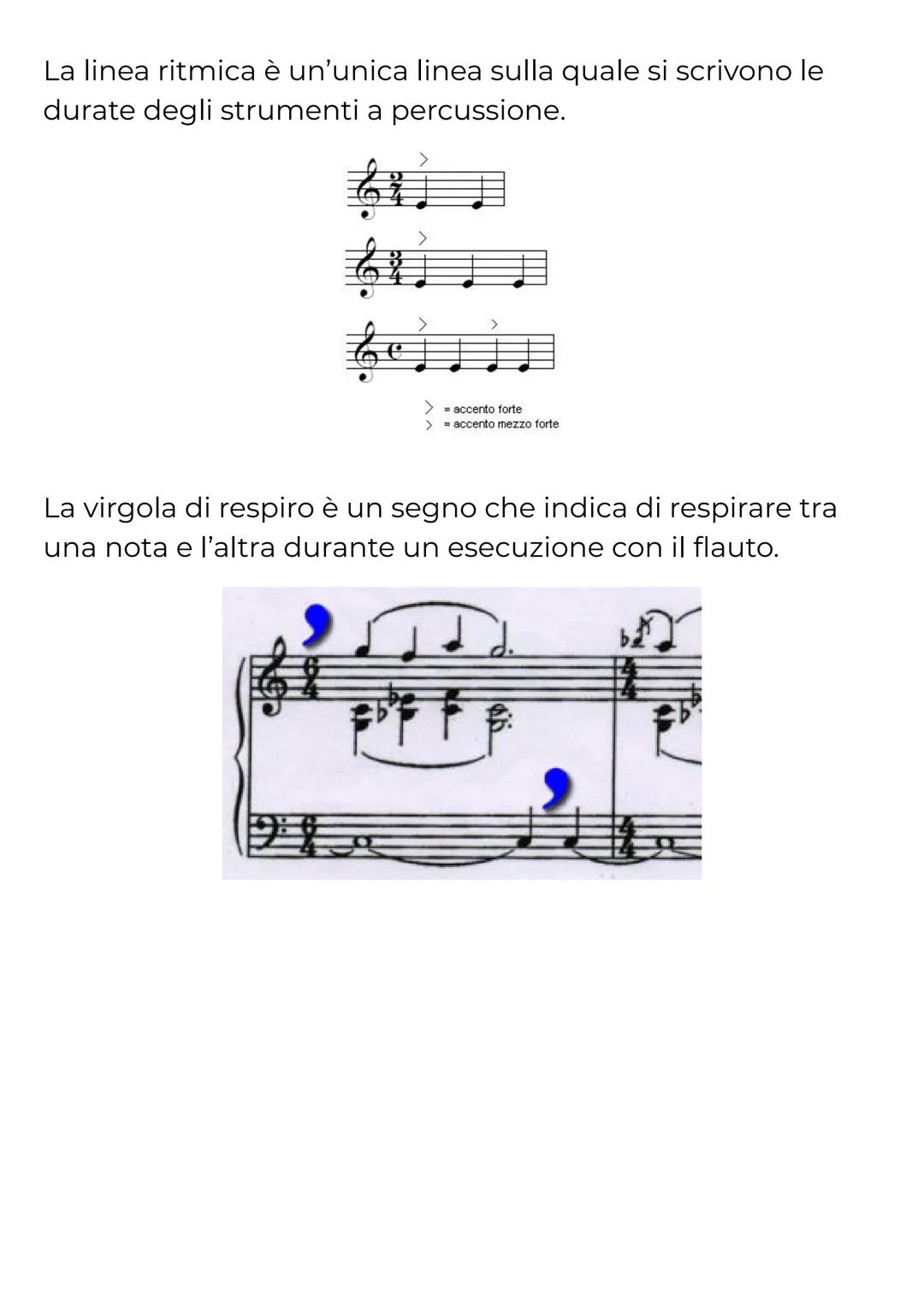 RIPASSO MUSICA
Il pentagramma è il rigo musicale su cui si scrivono le note
ed è formato da cinque linee e quattro spazi che si contano
dal