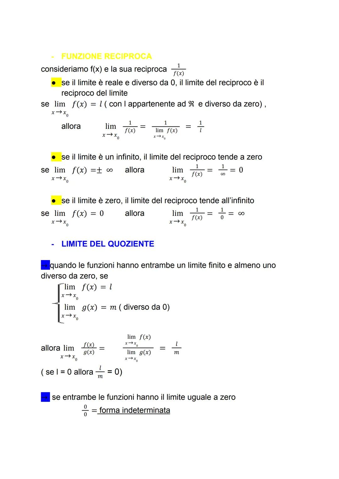 intervallo = sottoinsieme di numeri reali che corrisponde ad una
semiretta (intervallo illimitato) o ad un segmento (intervallo limitato)
in