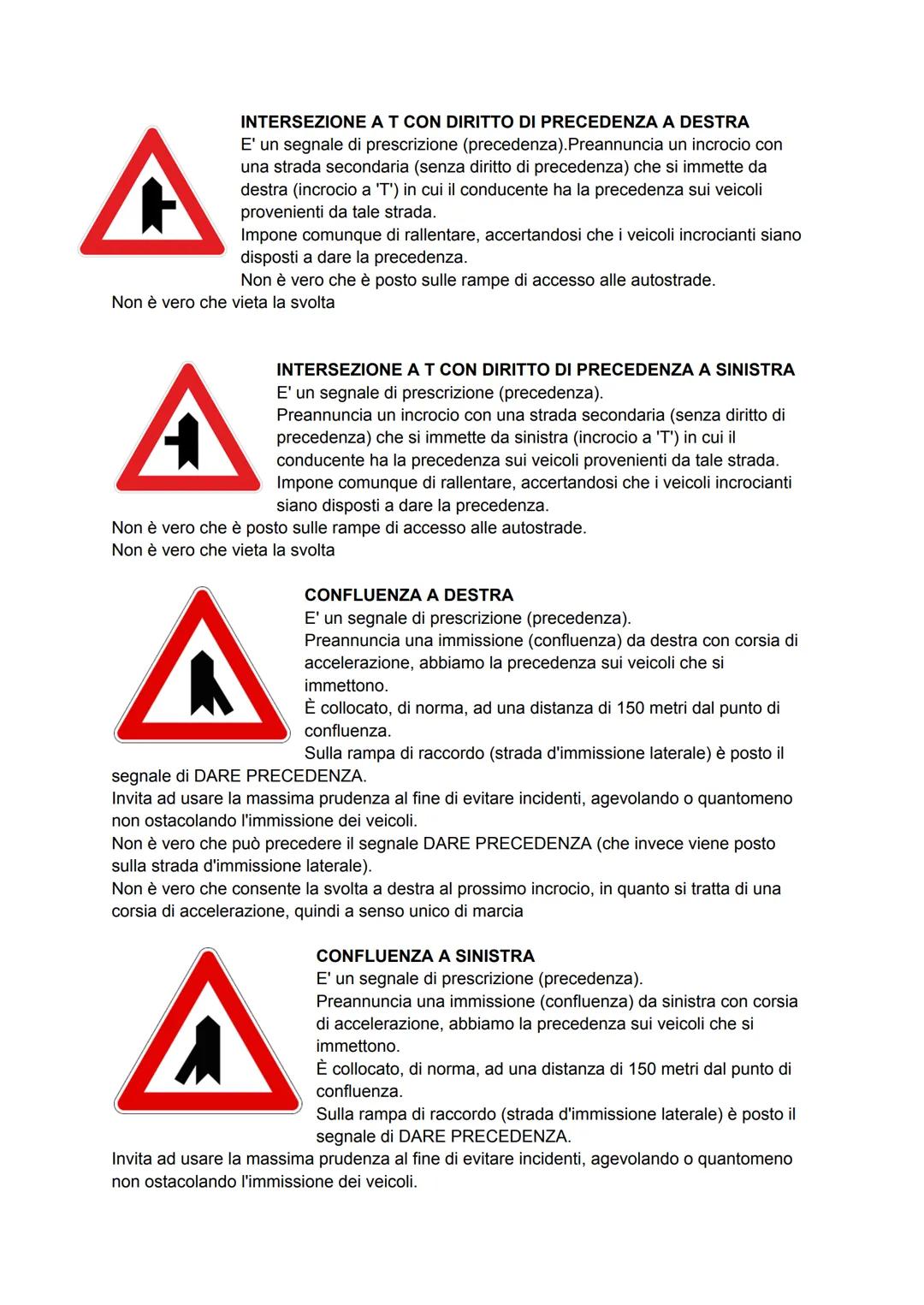 SEGNALI STRADALI DI PRECEDENZA
DARE PRECEDENZA
E' un segnale di prescrizione (precedenza).
Obbliga a dare precedenza ai veicoli provenienti
