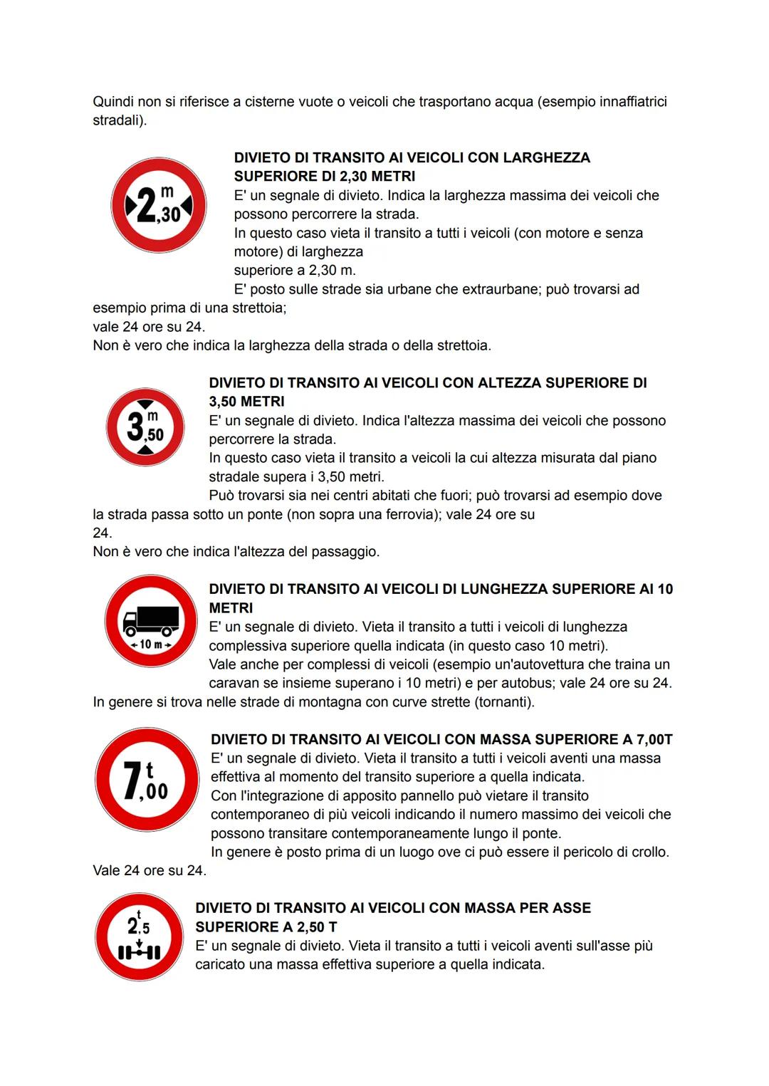 SEGNALI STRADALI DI DIVIETO
DIVIETO DI TRANSITO
E' un segnale di divieto e vieta il transito a tutti i veicoli, quindi la
circolazione in en