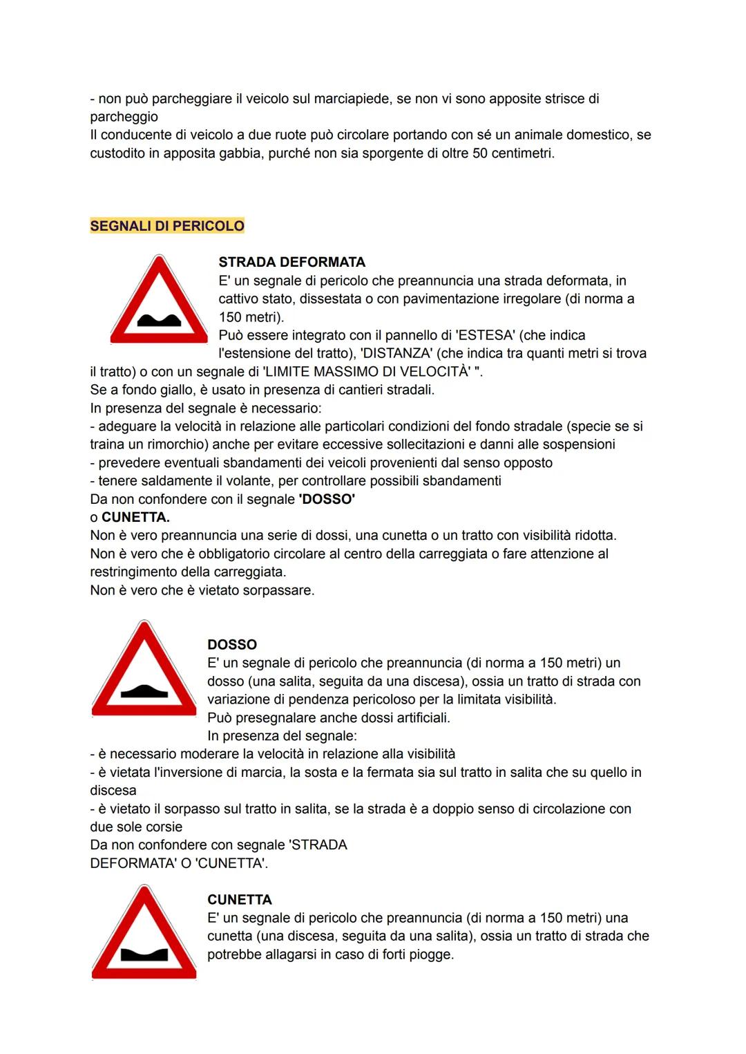 DEFINIZIONI GENERALI E DOVERI NELL'USO DELLA STRADA
N
PANNELLO PER CARICHI SPORGENTI
Il pannello per carichi sporgenti:
- deve essere retror