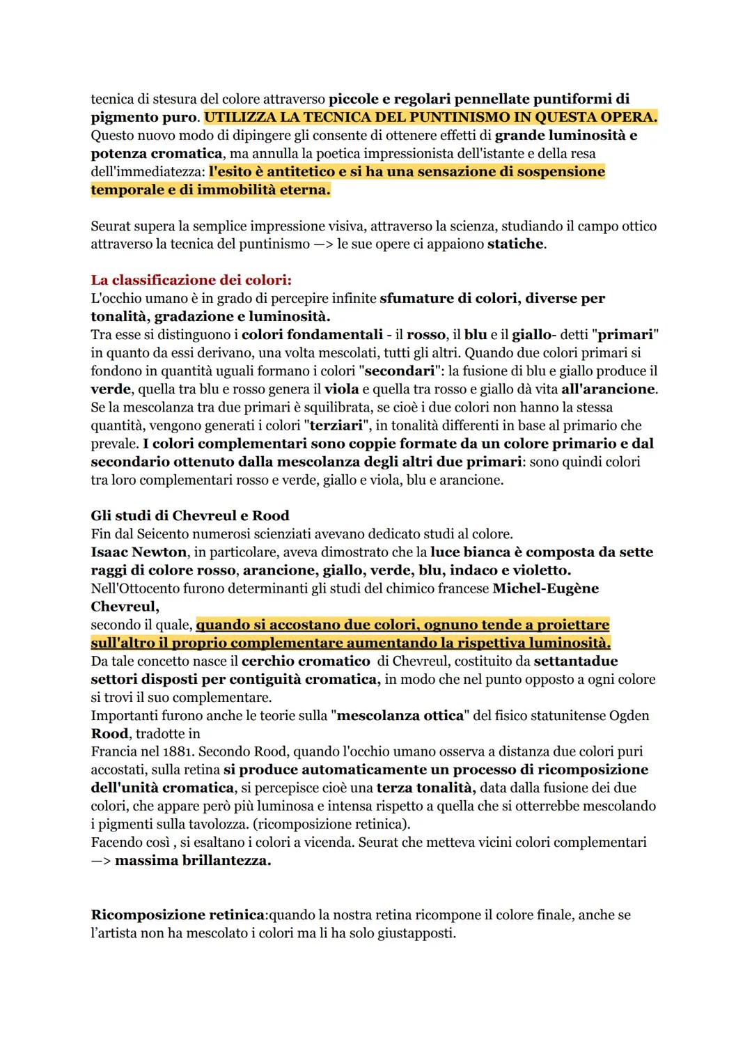 # Arte post impressionismo:
Il tardo Ottocento fu caratterizzato da una spinta al cambiamento e all'innovazione,
originata dalla seconda riv