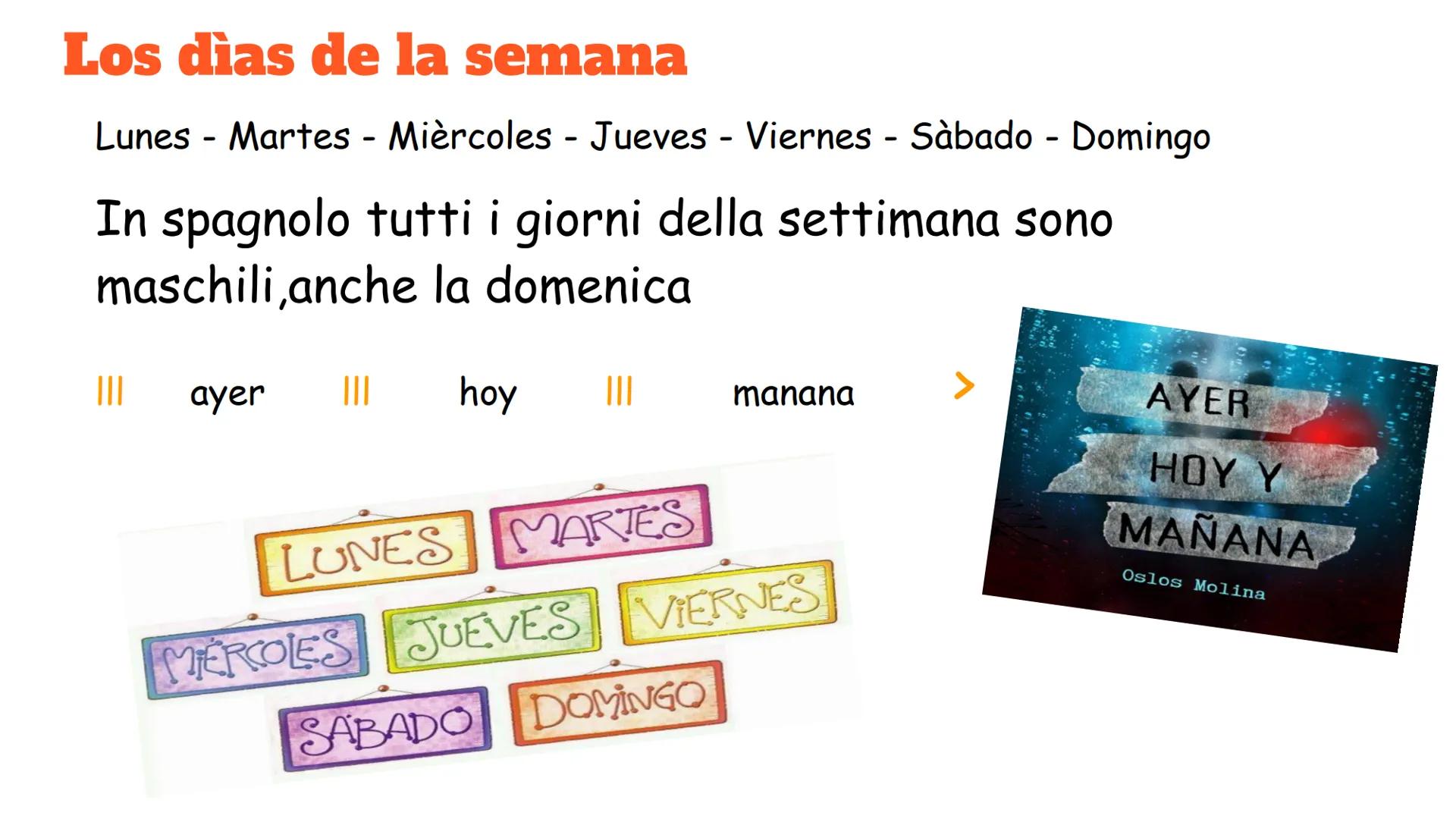 Spagnolo # Los dias de la semana
Lunes - Martes - Mièrcoles - Jueves - Viernes - Sàbado - Domingo
In spagnolo tutti i giorni della settima