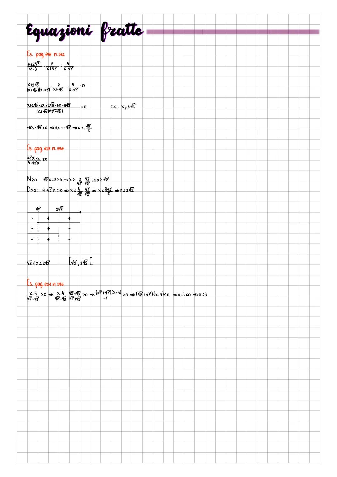 Numeri reali
I radicali
R-QUI = numeri decimali che hanno infinite
cifre dopo la virgola tulle diverse (non
trasformabili in frazione)
Il ra