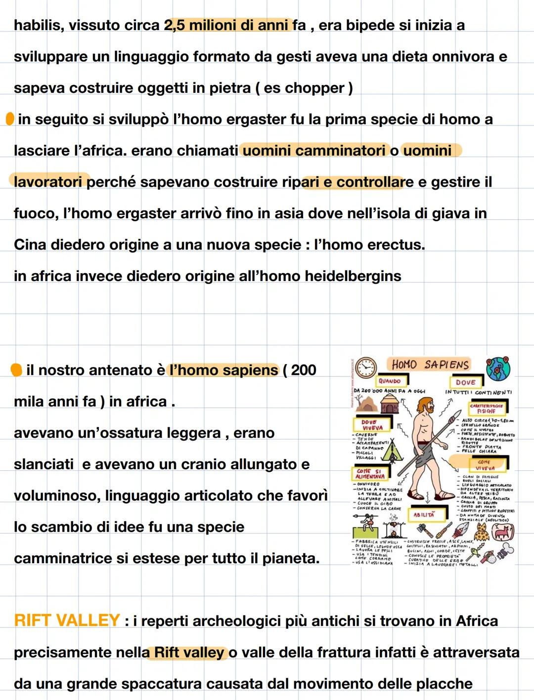 # la preistoria
è il periodo storico che inizia dalla comparsa del genere homo fino
alla nascita della scrittura (4000-3300)
grazie all'arc