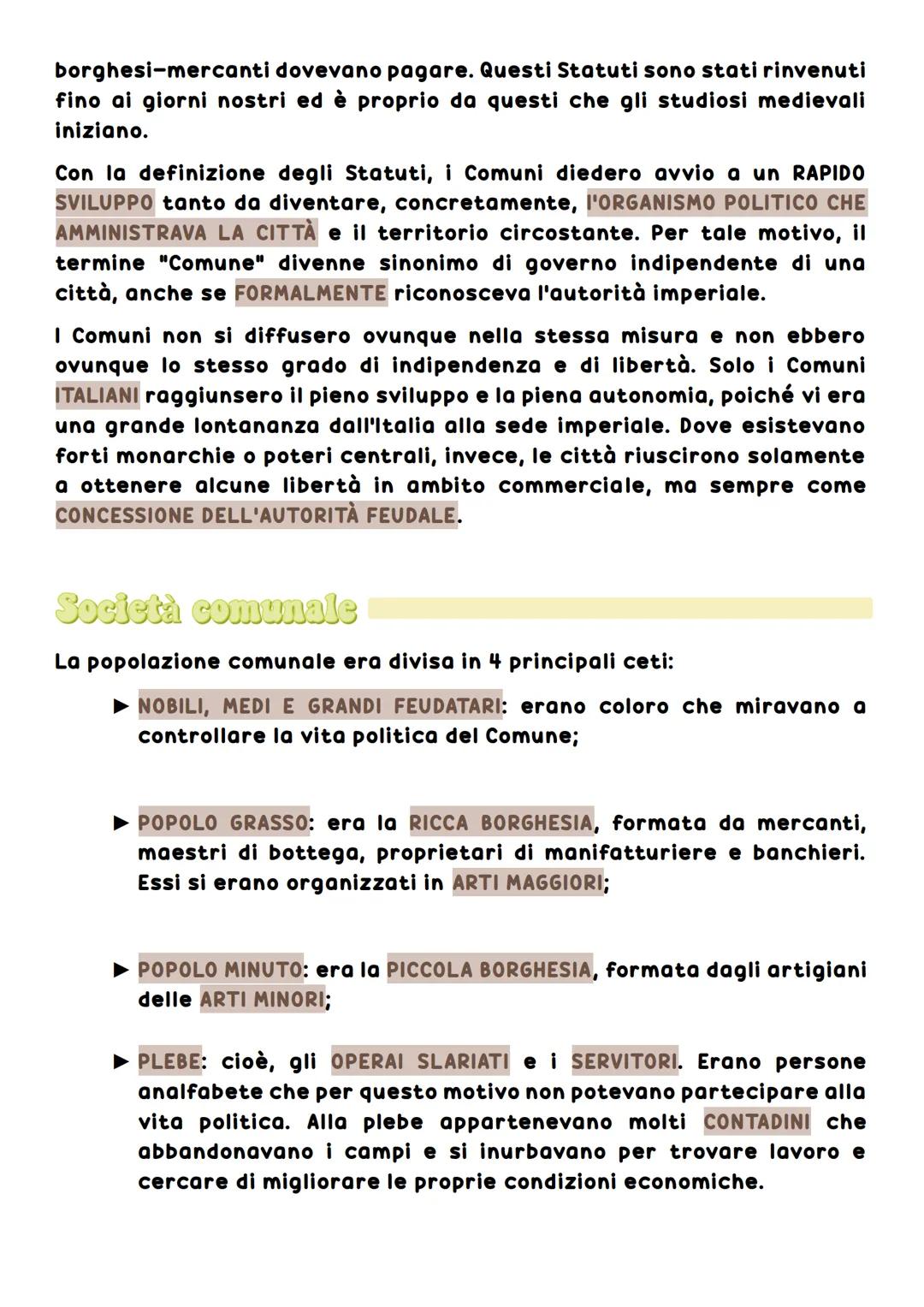 # I Contumi
La borghesia
Durante il XI/XII sec. In Italia e in
Europa con la rifioritura
dell'economia fu resa possibile
la rinascita dell