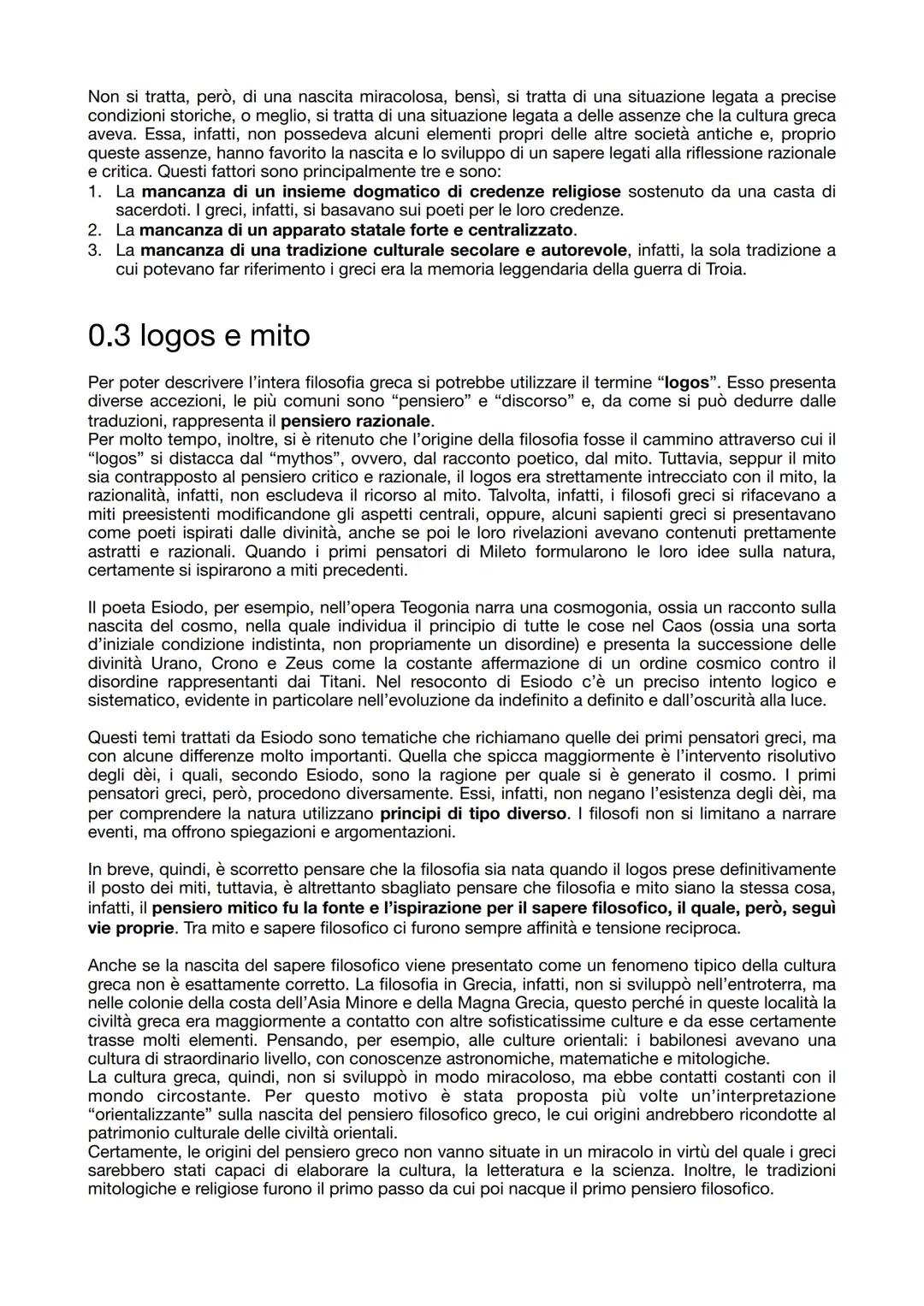 Le origini della filosofia
0.1 nascita e definizione
Il termine filosofia ormai fa parte del nostro linguaggio comune. Per "filosofia” si pu