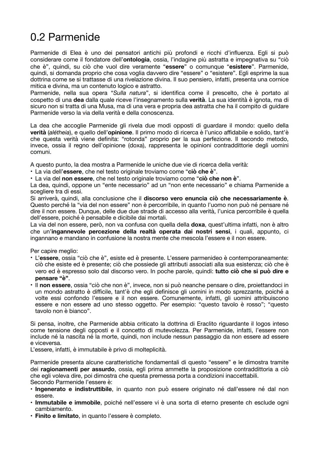 # Eraclito e Parmenide
## 0.1 Eraclito: conflitto e coincidenza di opposti
Eraclito di Efeso è una tra le figure più misteriose e affascin