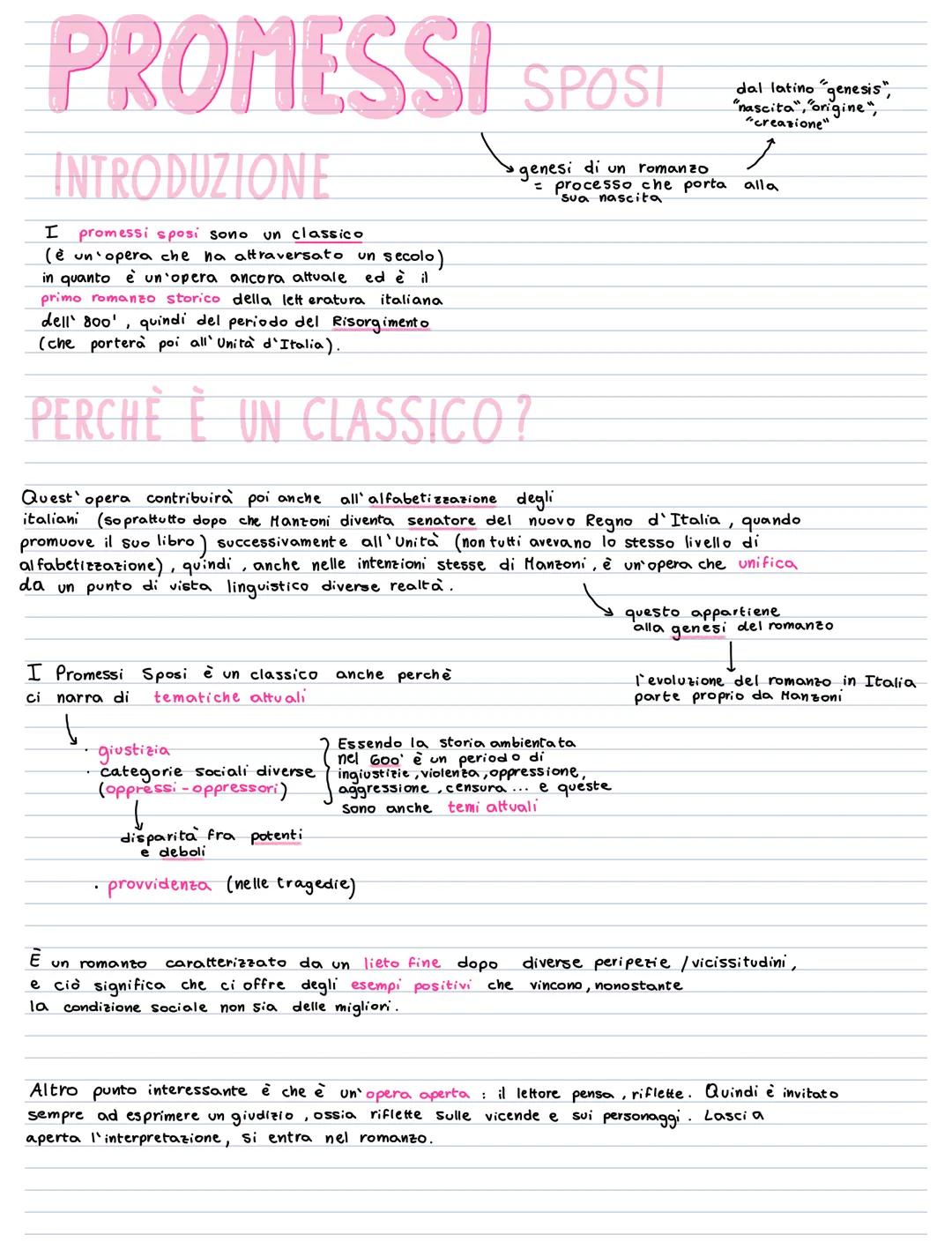 PROMESSI SPOSE
INTRODUZIONE
I promessi sposi sono un classico
(è un'opera che ha attraversato un secolo)
in quanto è un'opera ancora attuale