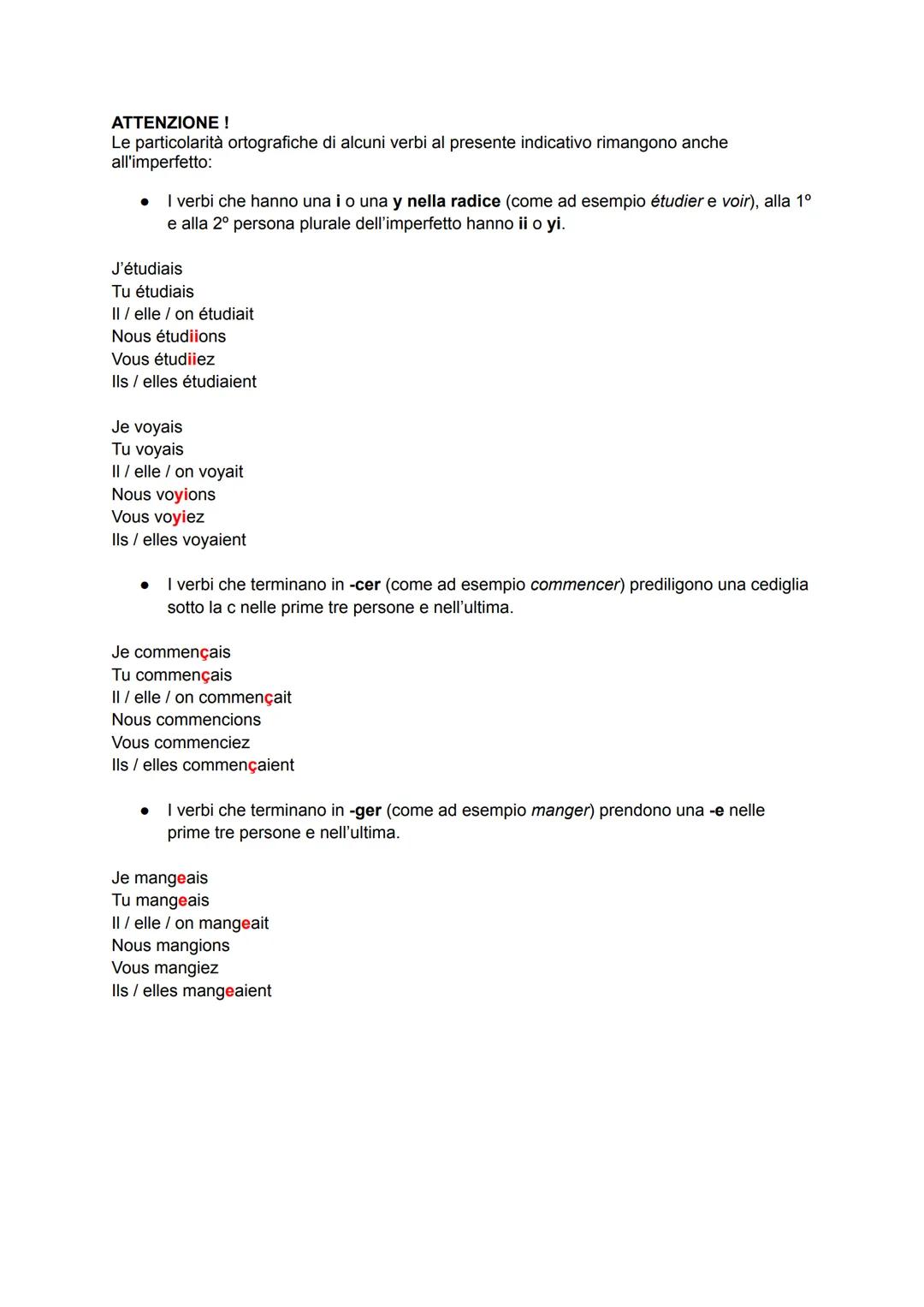 # L'IMPARFAIT = L'IMPERFETTO
L'imperfetto è un tempo del passato e serve per:
1. Esprimere la durata o la ripetizione di un'azione.
2. Desc
