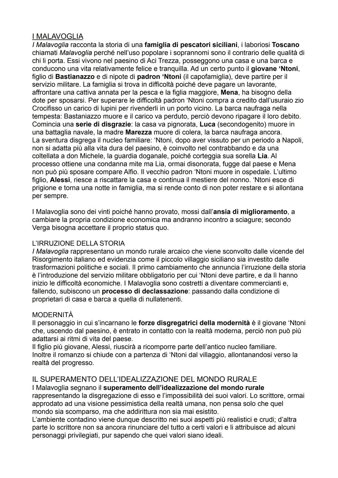 # IL VERISMO
Negli anni '70 del 1800 si affermò in Sicilia il verismo, i cui rappresentanti sono Luigi
Capuana e Giovanni Verga.
Questa cor