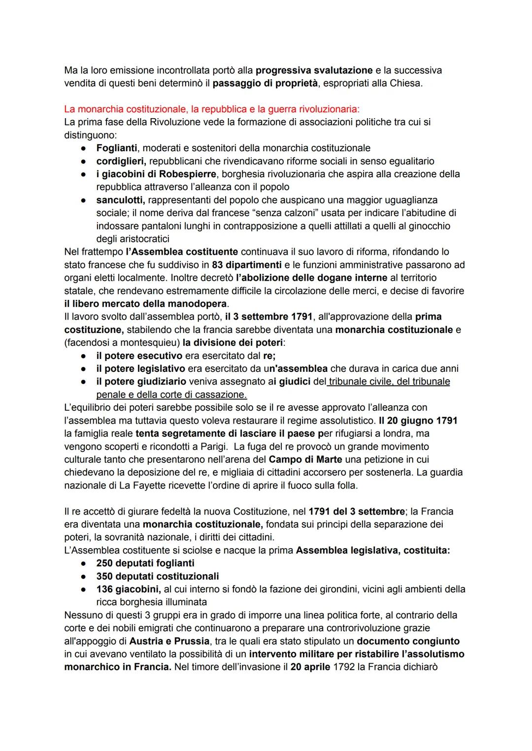 # RIVOLUZIONE PRANCESE
Le interpretazioni storiografiche e la periodizzazione:
Le radicali trasformazioni istituzionali e sociali che segu