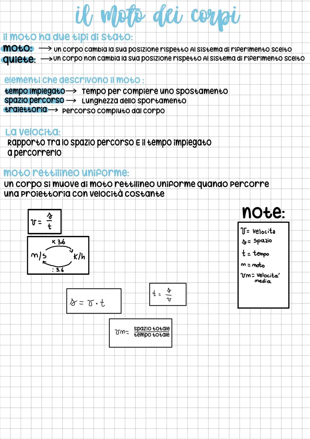 il moto dei corpi
il moto ha due tipi di stato:
moto: → un corpo cambia la sua posizione rispetto al sistema di riferimento scelto
quiete: u