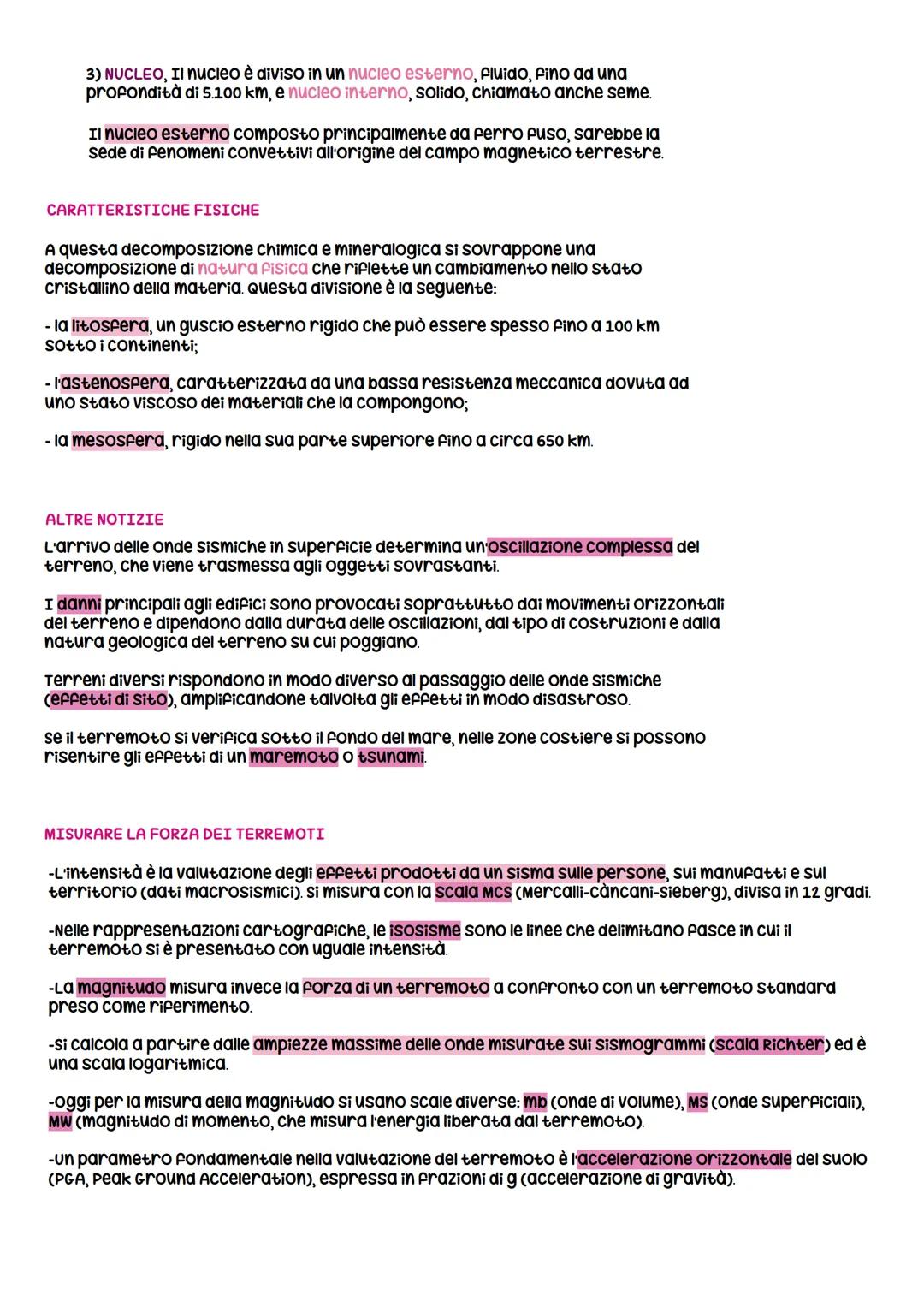 # terremoti
un terremoto (o sisma) è una vibrazione che si verifica all'interno della
crosta. Questa è dovuta ad un'improvvisa liberazione