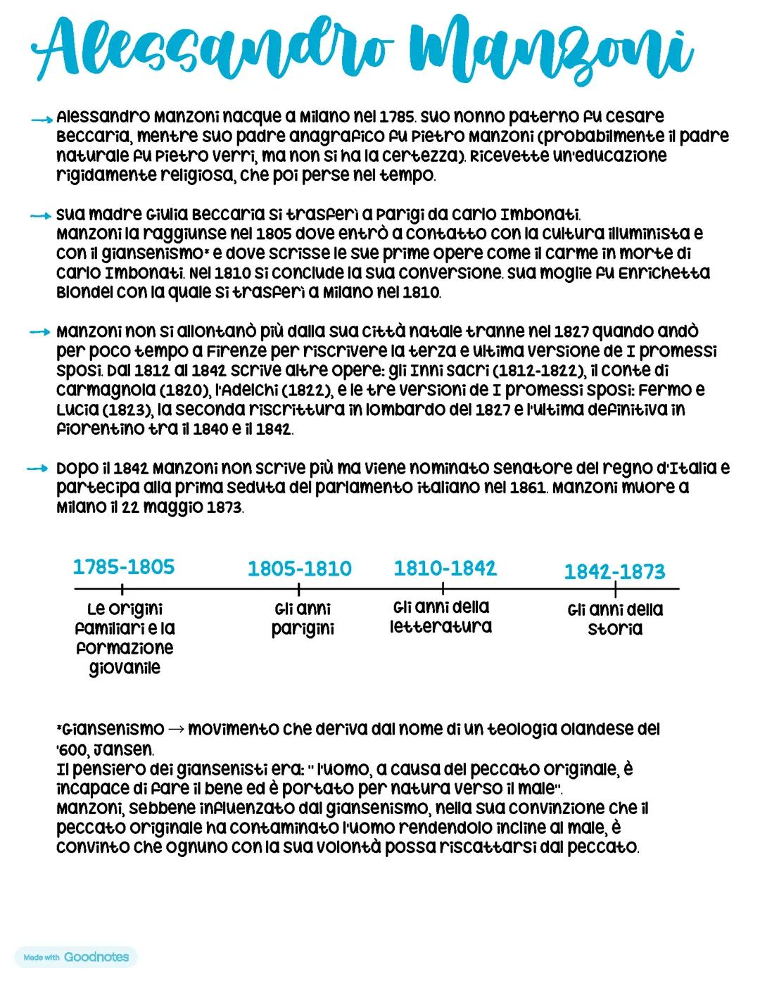 Alessandro Manzoni e i Promessi Sposi