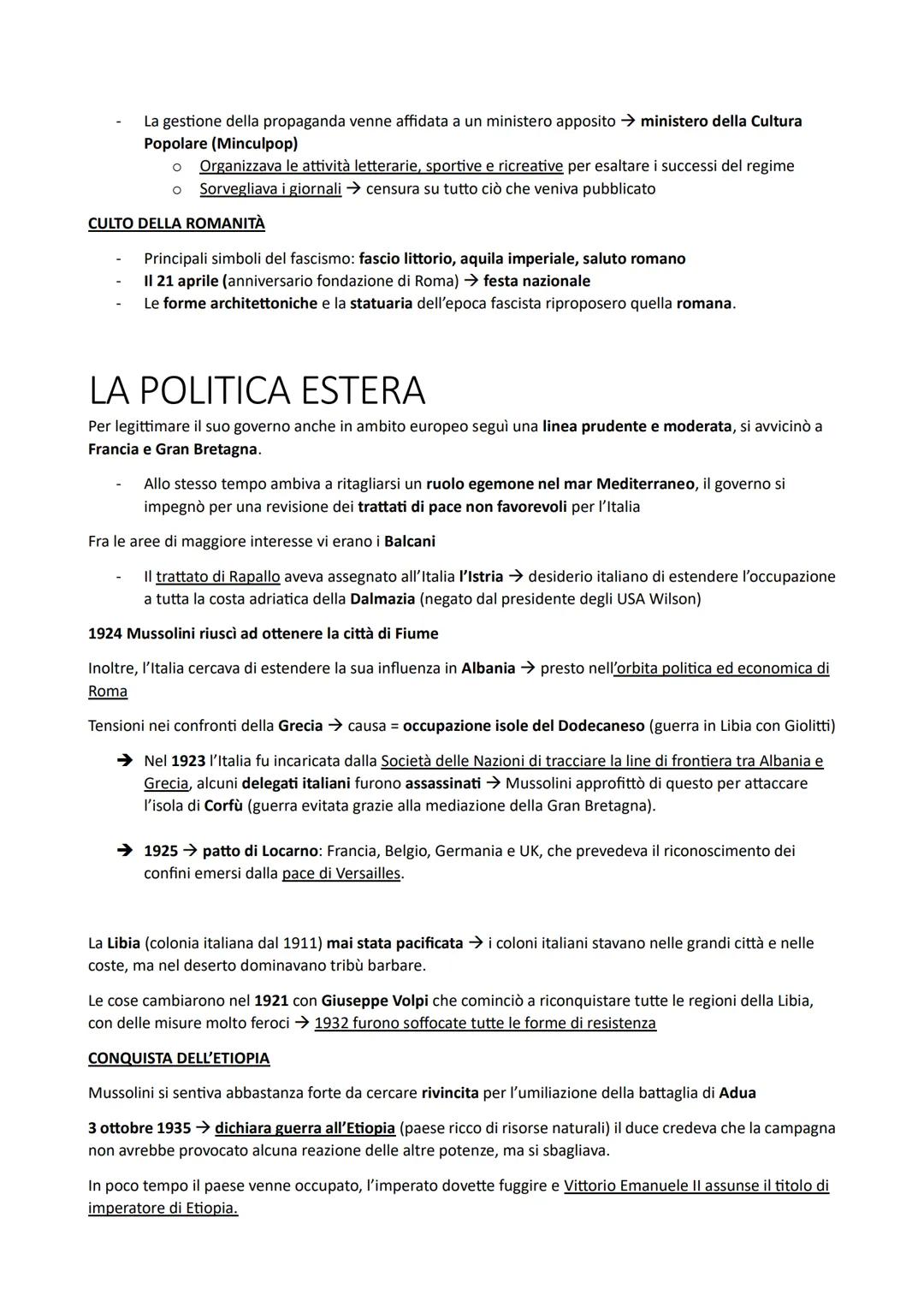 # L'ITALIA FASCISTA
LA TRANSIZIONE DALLO STATO LIBERALE ALLO STATO FASCISTA
Mussolini si trovò al governo con la partecipazione, oltre che