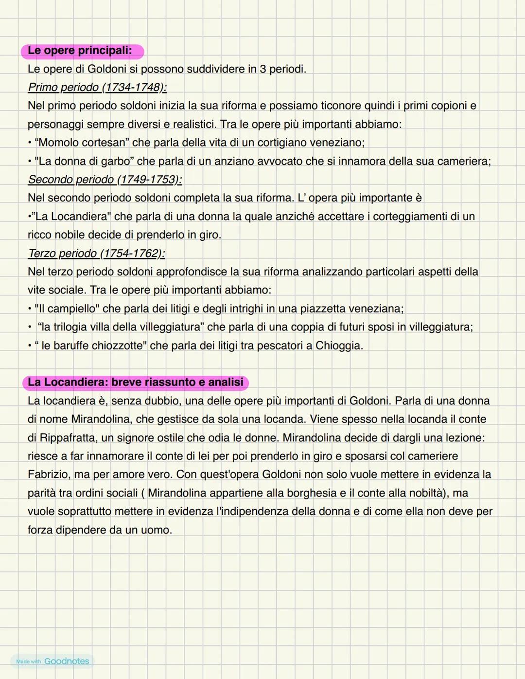 Carlo Goldoni
La vita:
Carlo Goldoni nacque il 25 febbraio 1707 a Venezia ma, a causa del lavoro del padre, si
trasferì in numerose città it