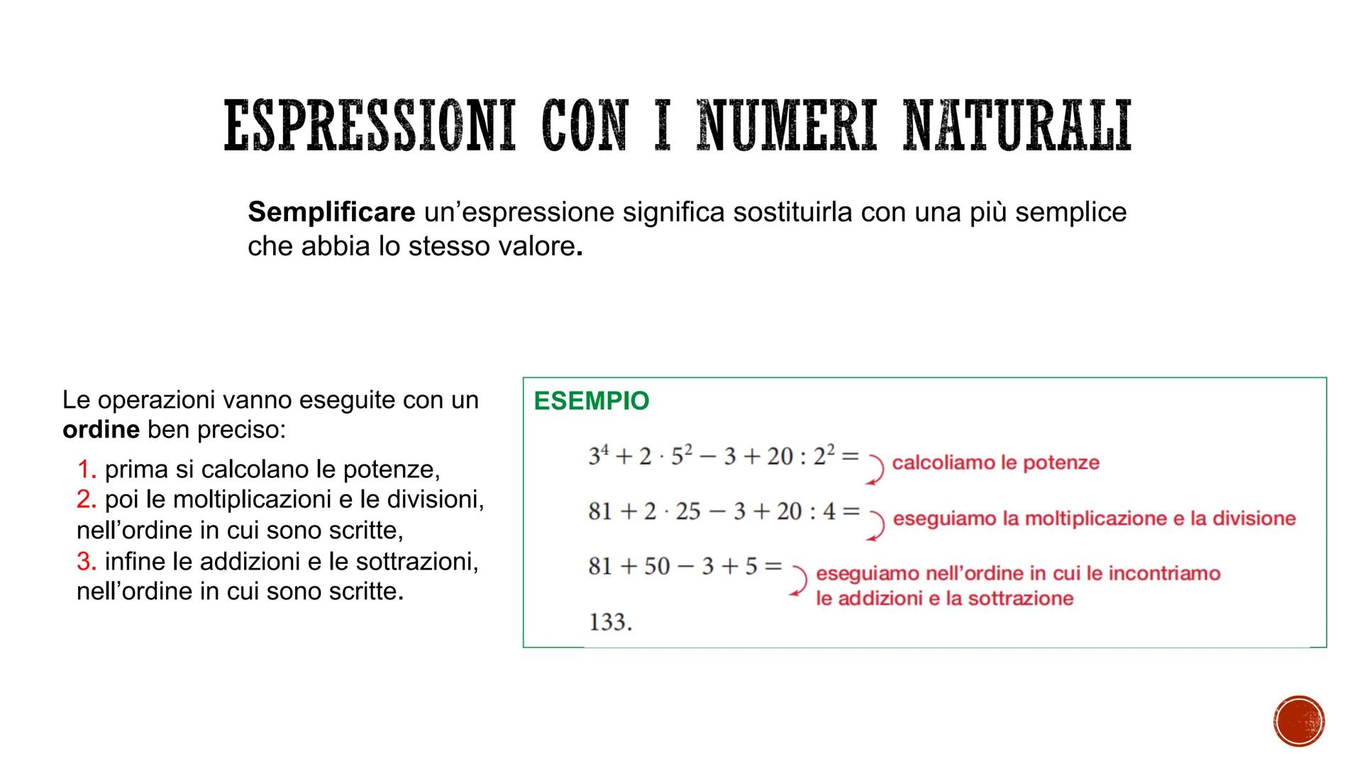 # GLI INSIEMI NUMERICI # NUMERI NATURALI
0, 1, 2, 3... sono numeri naturali e il loro insieme si indica con N..
Si possono rappresentare su