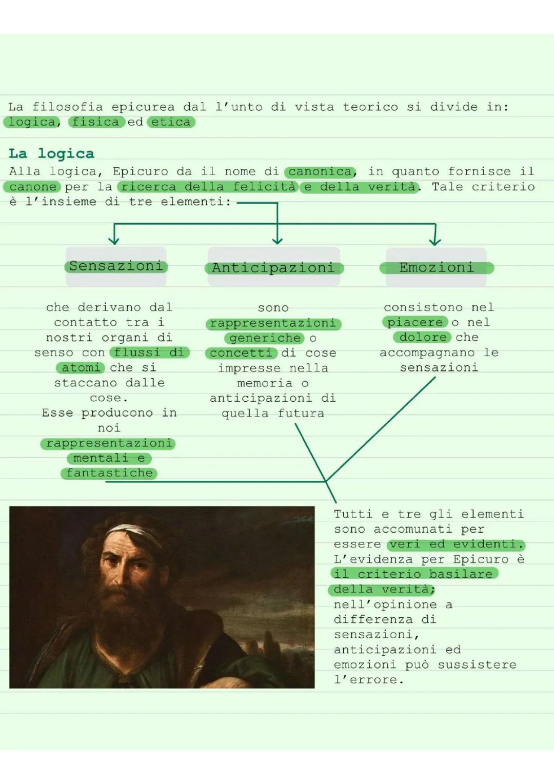 # EPICURO
La scuola epicurea era un'associazione di carattere religioso in
cui la divinità era lo stesso fondatore, a cui venivano attribui