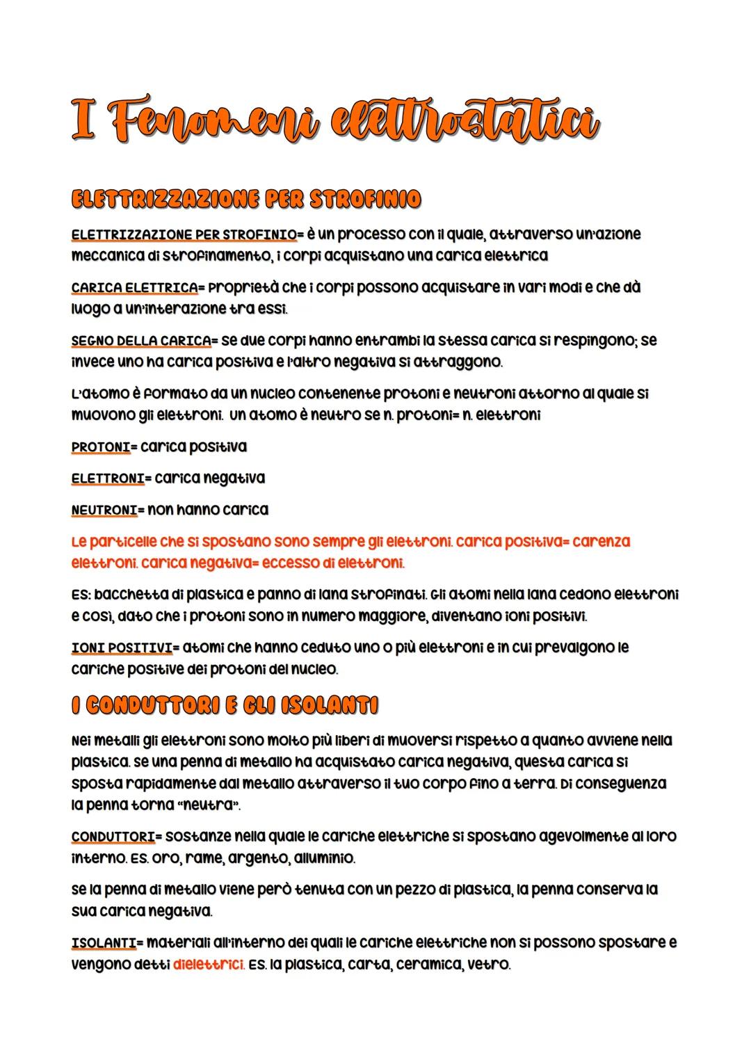 I Fazorati
Formoni
elettrostatici
ELETTRIZZAZIONE PER STROFINIO
ELETTRIZZAZIONE PER STROFINIO= è un processo con il quale, attraverso un'azi