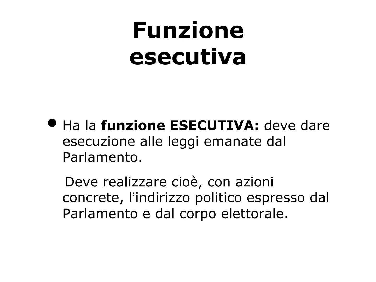 IL GOVERNO Organo complesso
E' un organo formato da più organi.
Compongono il Governo:
Il Presidente del Consiglio
singoli Ministri
Il Consi