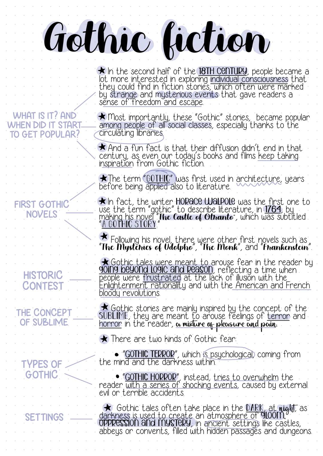 # Gothic fiction
★ In the second half of the 18TH CENTURY, people became a
lot more interested in exploring individual consciousness that
t