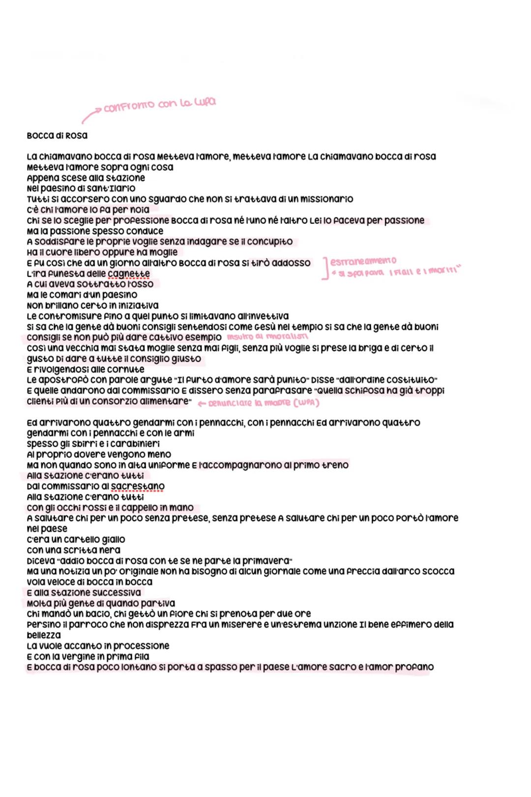 # La lupa
1. Gli eventi principali
La novella racconta di La Lupa, una donna solitaria e affascinante, che vive in un villaggio, si innamo