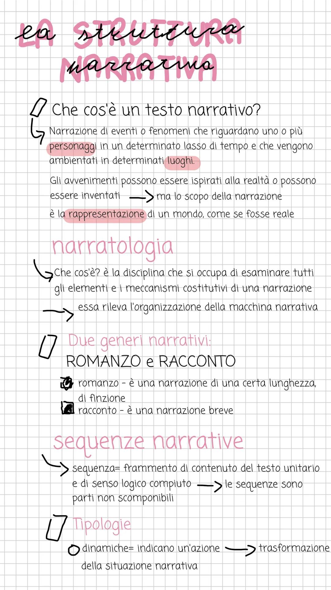 La struttura narrativa