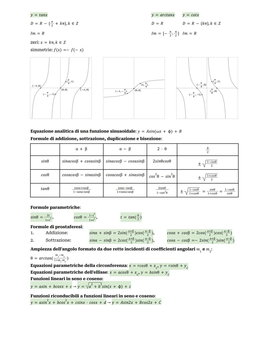 Funzioni
Definizione: relazione di associazione tra insiemi che associa ad ogni elemento dell'insieme di
partenza, il dominio, uno e un solo