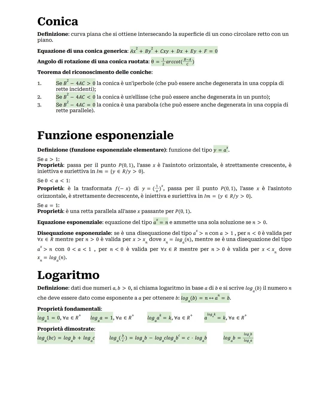 Funzioni
Definizione: relazione di associazione tra insiemi che associa ad ogni elemento dell'insieme di
partenza, il dominio, uno e un solo