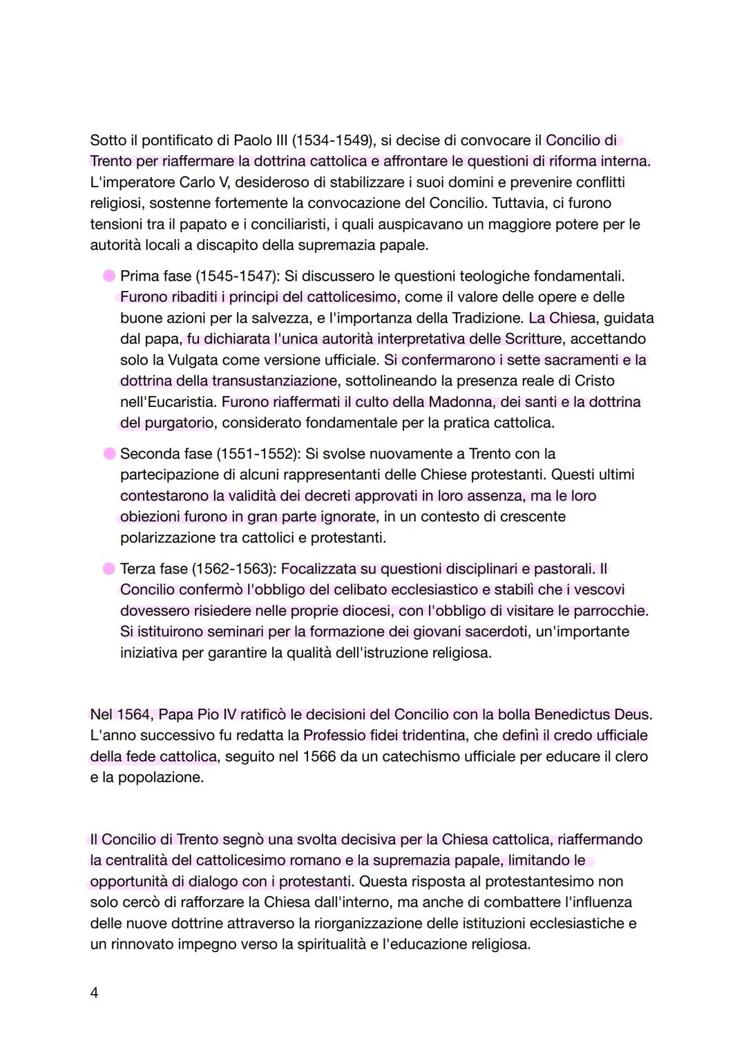 capitolo 14
La diffusione della riforma e la controriforma
cattolica
La Riforma protestante e la conseguente nascita di nuove Chiese prote
