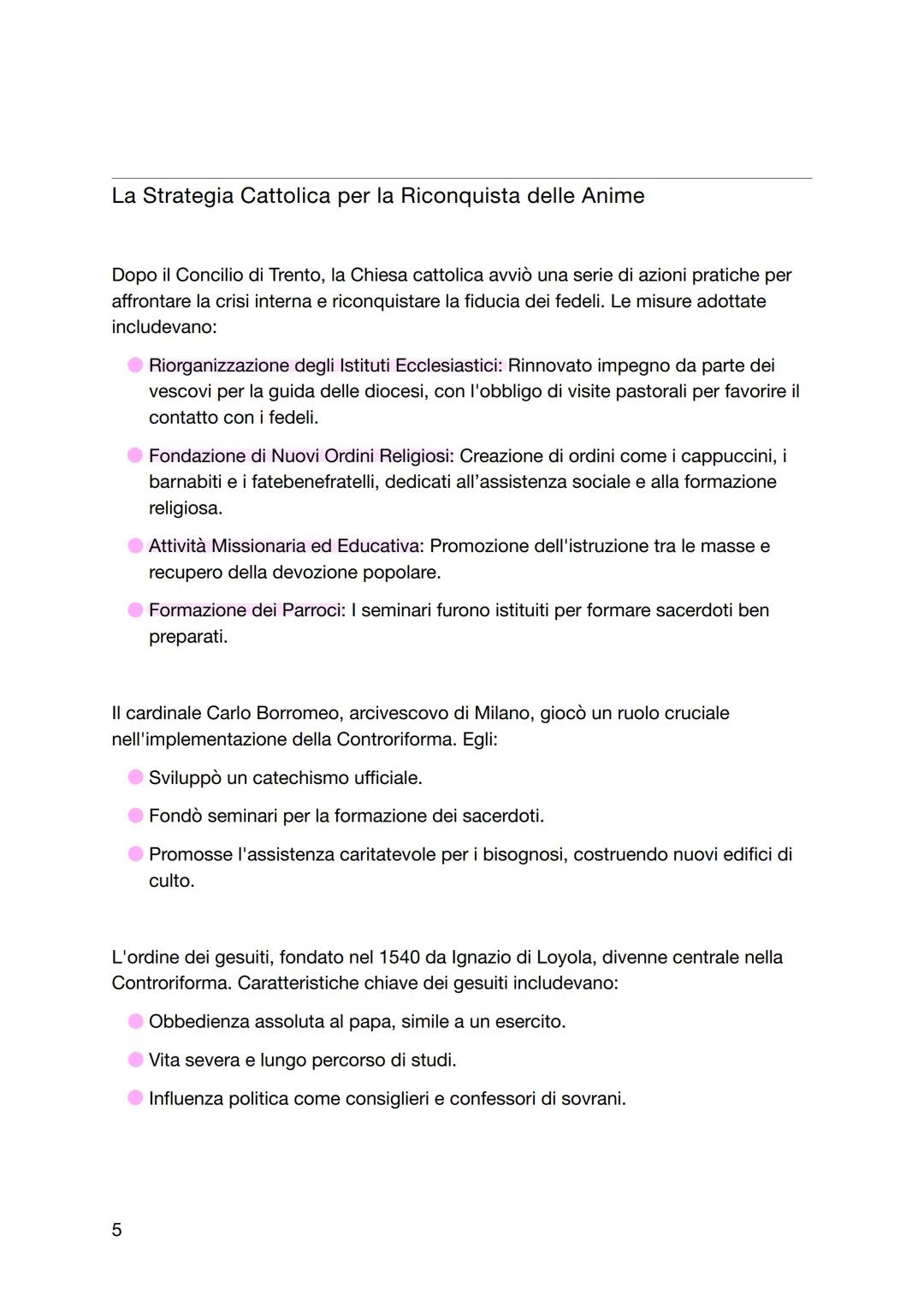 capitolo 14
La diffusione della riforma e la controriforma
cattolica
La Riforma protestante e la conseguente nascita di nuove Chiese prote