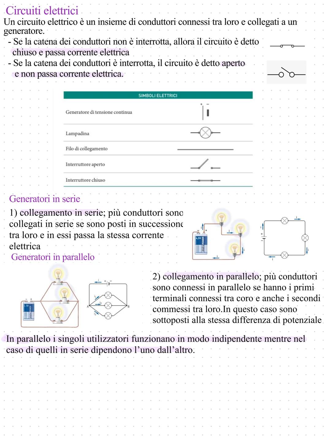 # La corrente elettrica continua
Si chiama corrente elettrica un moto ordinato di cariche elettriche e si
definisce continua quando la sua