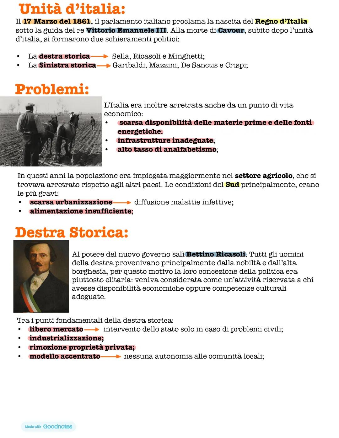 Destra e Sinistra Storica