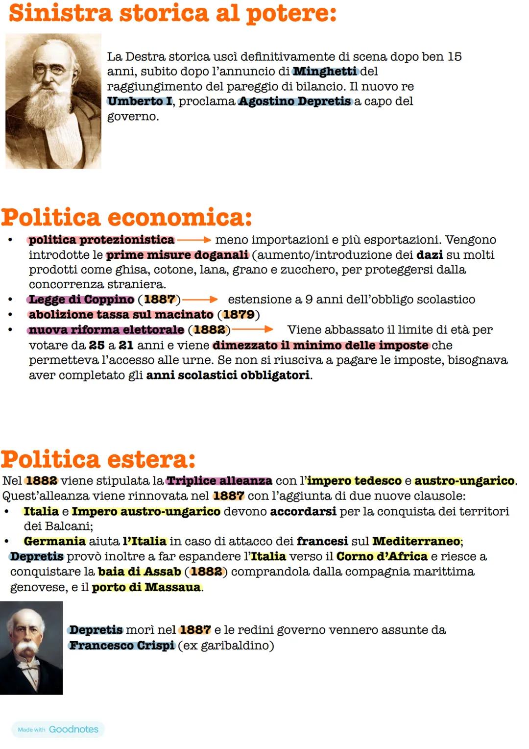 Unità d'italia:
Il 17 Marzo del 1861, il parlamento italiano proclama la nascita del Regno d'Italia
sotto la guida del re Vittorio Emanuele