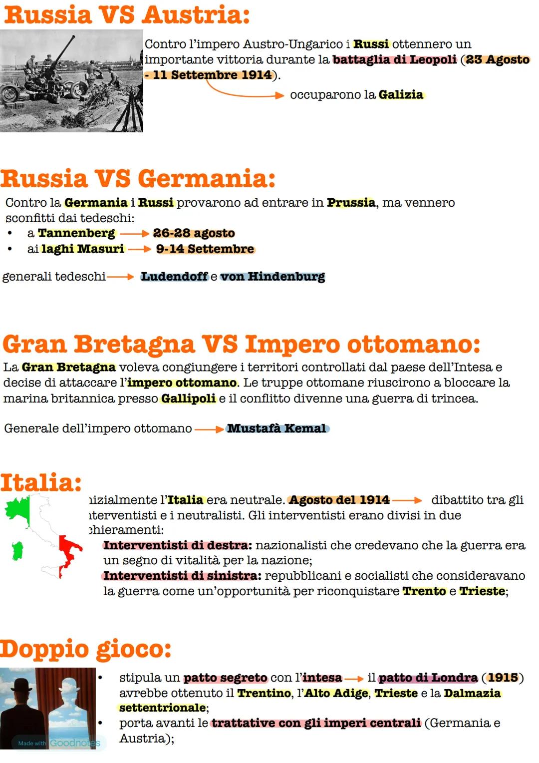 Prima Guerra Mondiale
Cause:
• Politiche → problemi dati dal potere sulle terre
•
Militari
armamenti;
Economia
. Culturali
Inizio:
si era af