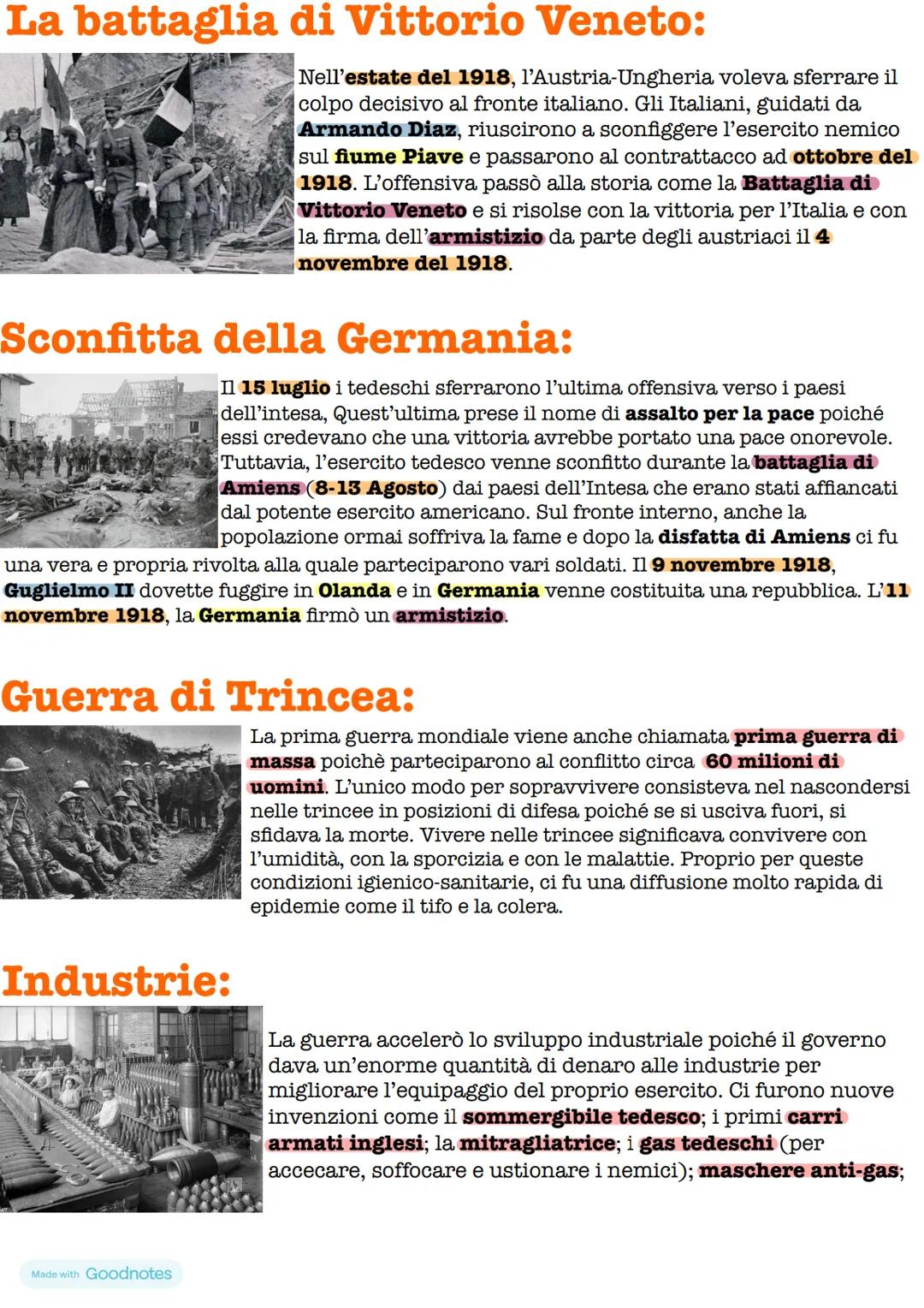 Prima Guerra Mondiale
Cause:
• Politiche → problemi dati dal potere sulle terre
•
Militari
armamenti;
Economia
. Culturali
Inizio:
si era af
