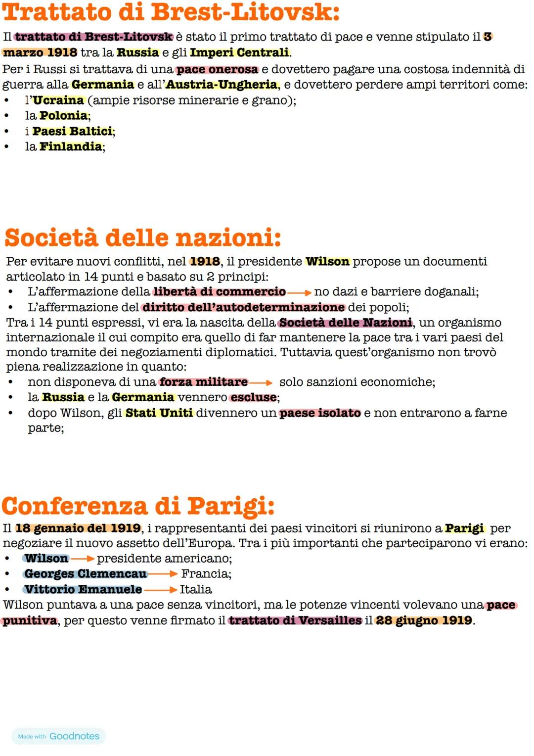 Prima Guerra Mondiale
Cause:
• Politiche → problemi dati dal potere sulle terre
•
Militari
armamenti;
Economia
. Culturali
Inizio:
si era af